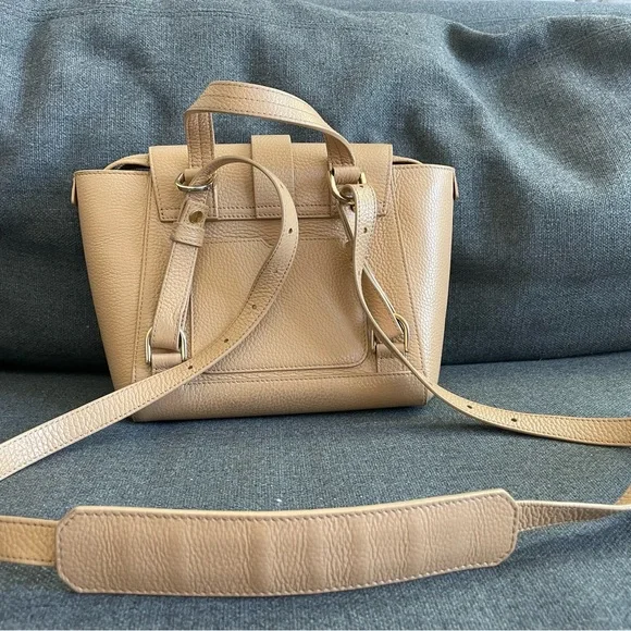 Senreve Mini Maestra in Dolce Butterscotch Leather with Gold  display picture 1
